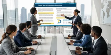 Maestros revisando requisitos federales de acreditación docente en 2026 para validar títulos extranjeros.