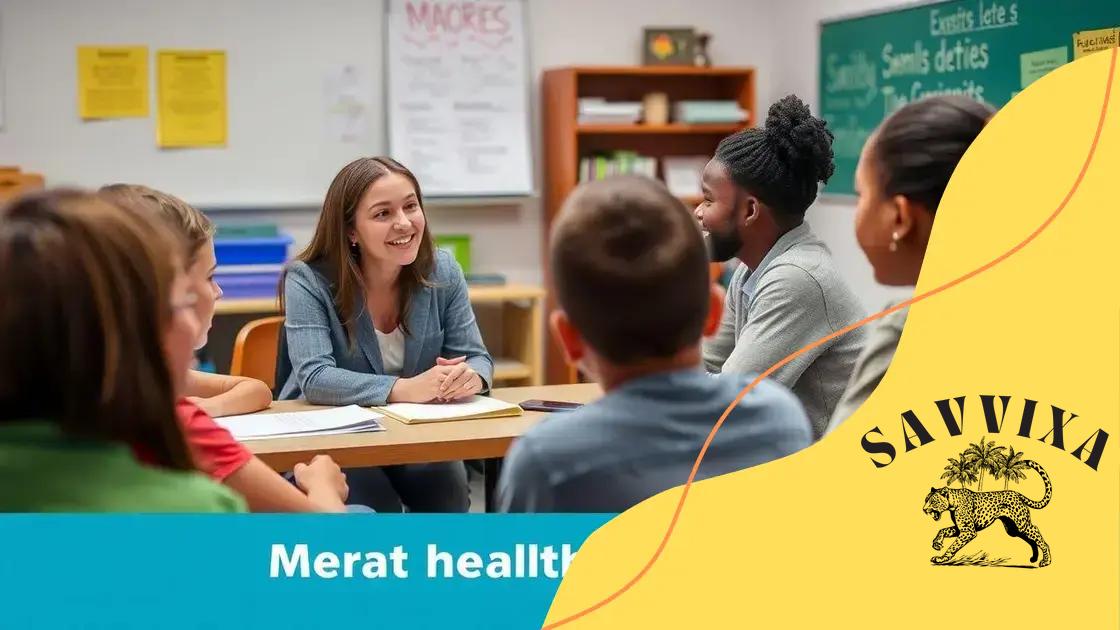 Effective mental health programs in schools